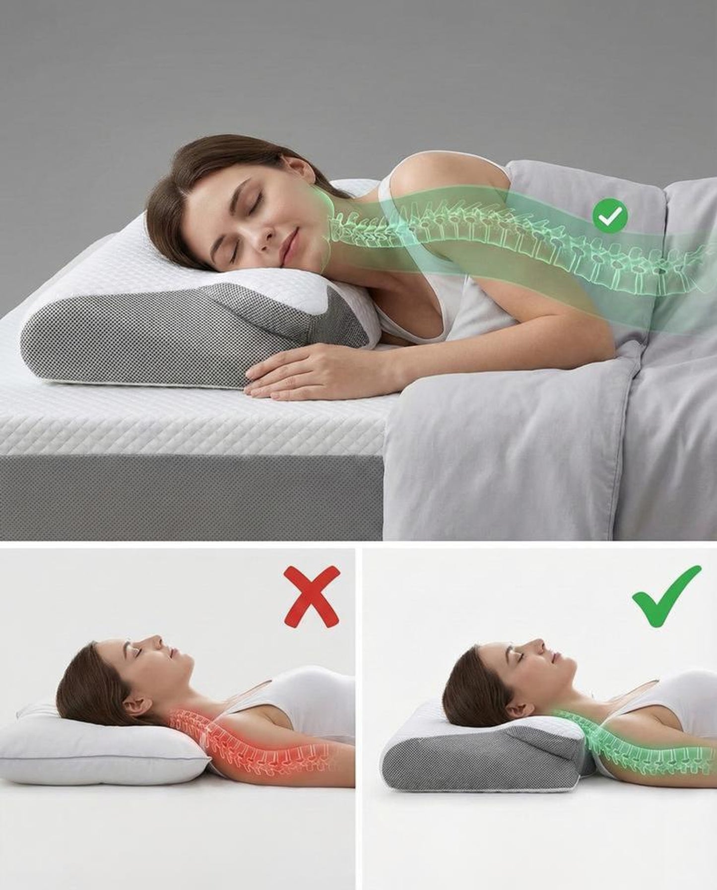 EasySpine - Ergonomisch Slaapkussen